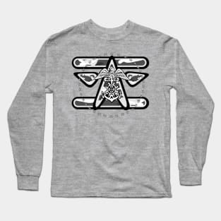 Navy - Eagle Star Long Sleeve T-Shirt